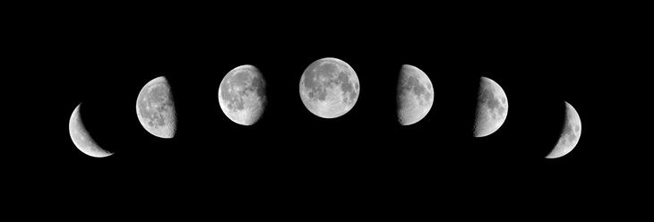 Meseceve mene ili meseceve faze - Astrologija